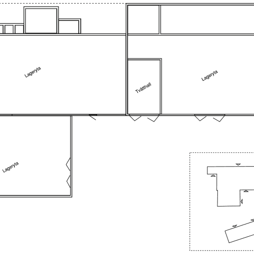 Planritning över fastigheten