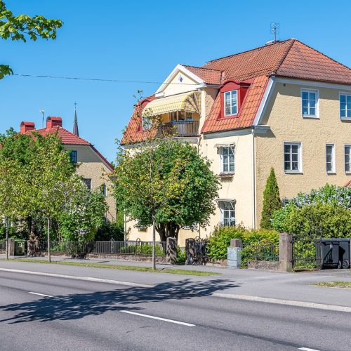 Exterör bild av fastigheten utmed Brämhultsvägen